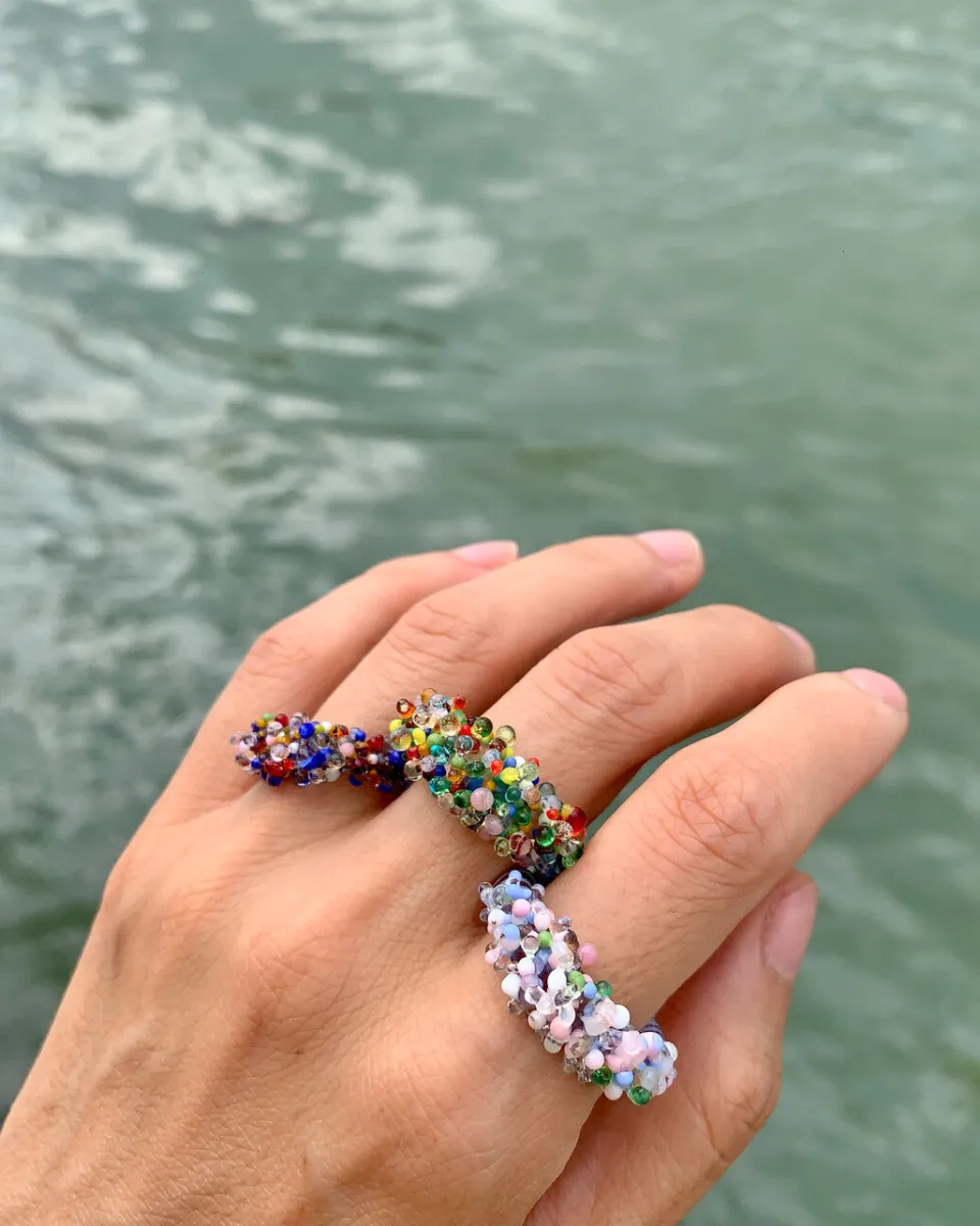 TA-DAAN Color of Joy - Murano glass ring