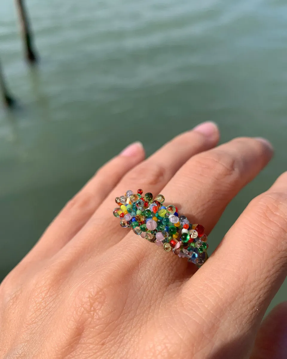 TA-DAAN Color of Joy - Murano glass ring