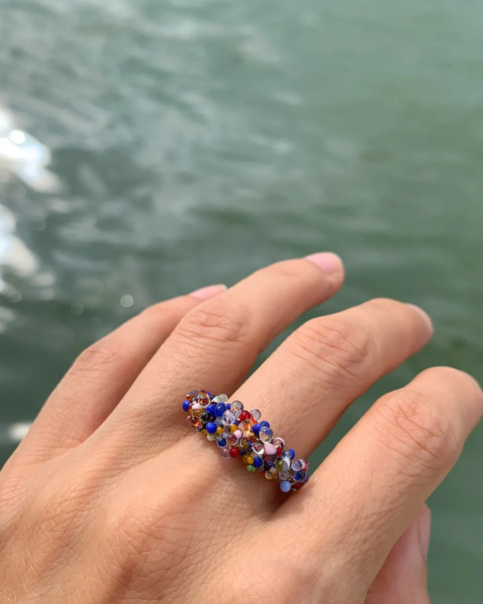 TA-DAAN Color of Joy - Murano glass ring