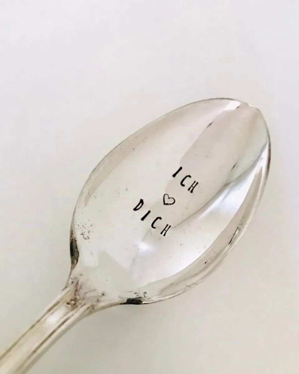 TA-DAAN Custom - Vintage Silver Hand-stamped Spoon