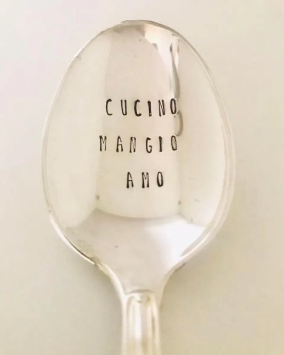 TA-DAAN Custom - Vintage Silver Hand-stamped Spoon