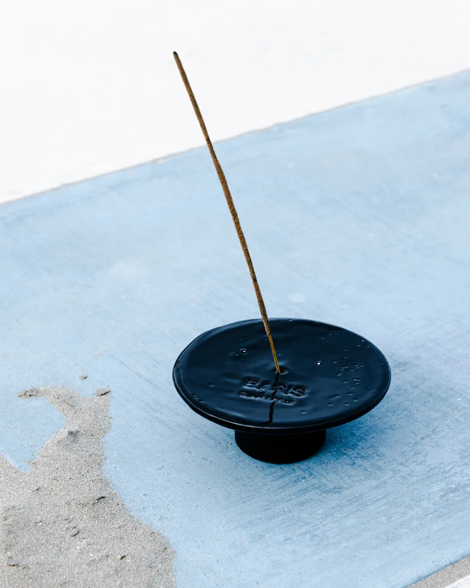 TA-DAAN Glazed earthenware candle holder - Type E