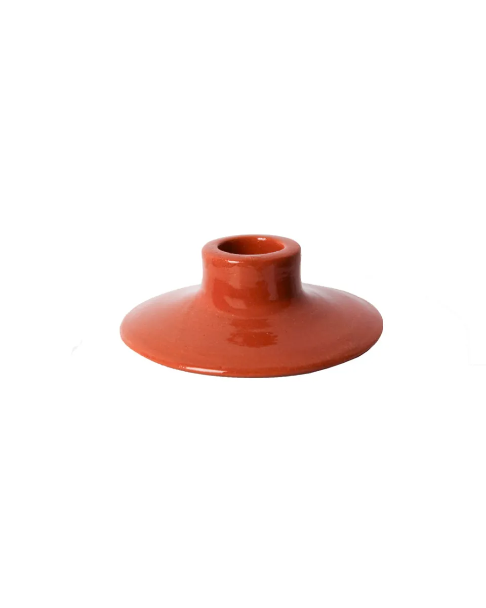 TA-DAAN Glazed earthenware candle holder - Type E