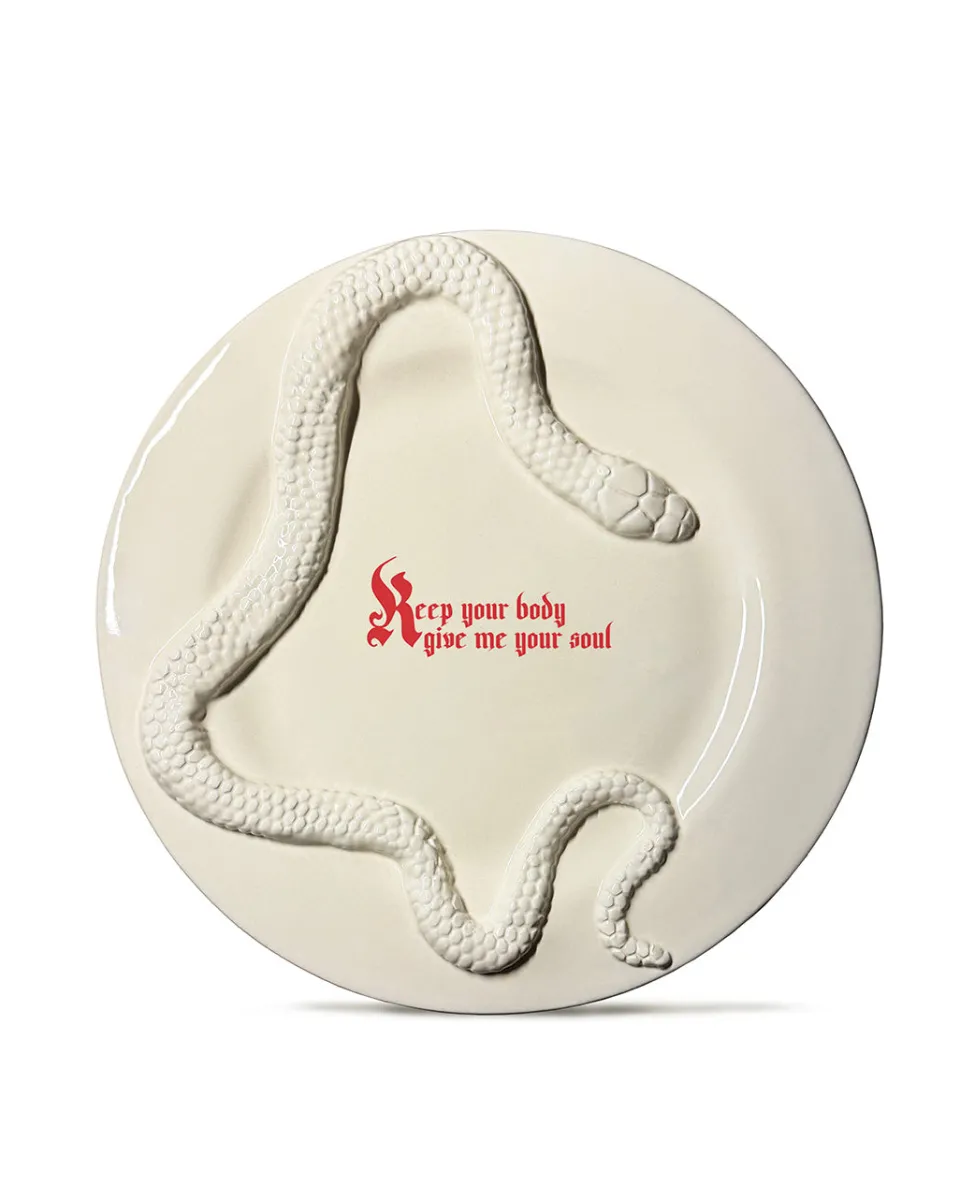 TA-DAAN Keep your body give me your soul Forbidden Dinner Plate