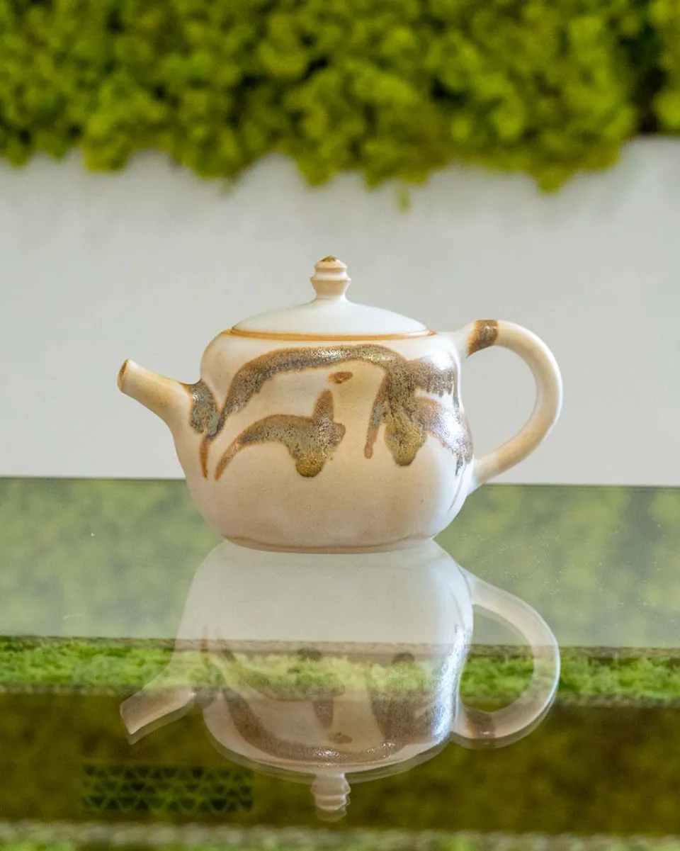 TA-DAAN Pear Teapot with filter