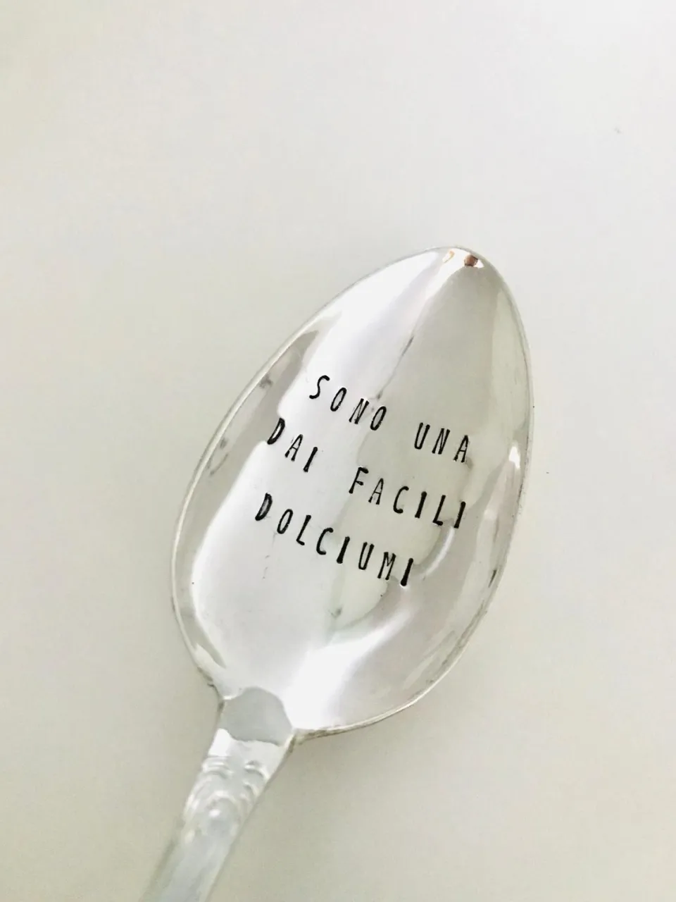 TA-DAAN Vintage Silver Hand-stamped spoon