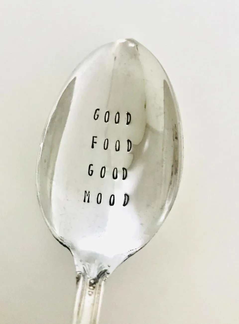 TA-DAAN Vintage Silver Hand-stamped spoon