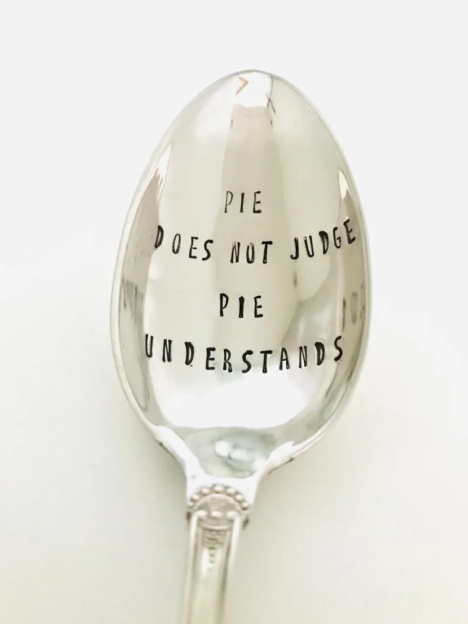 TA-DAAN Vintage Silver Hand-stamped spoon
