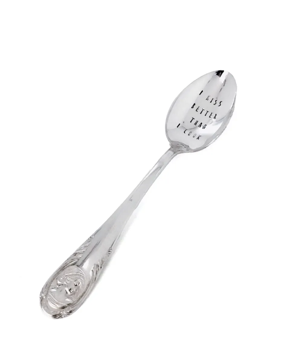 TA-DAAN Vintage Silver Hand-stamped spoon