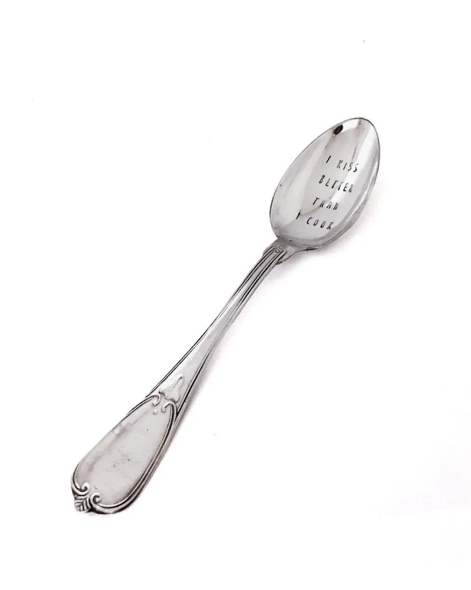 TA-DAAN Vintage Silver Hand-stamped spoon